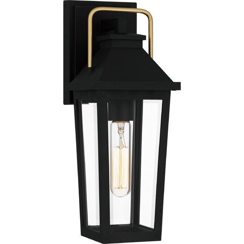 Buckley Matte Black Outdoor Wall Light by Quoizel Lighting