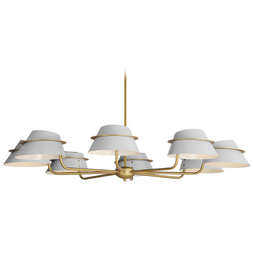 Maxim Lighting Lucas Natural Aged Brass Chandelier by Maxim Lighting 25228LFGNAB