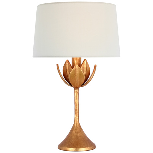 Visual Comfort Signature Collection Julie Neill Alberto Antique Gold Leaf LED Accent Lamp