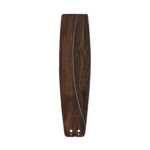 Fanimation Fans 26-Inch Soft Rounded Carved Wood Blade Set in Walnut B6130WA