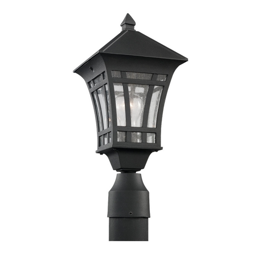 Herrington Post Light in Black by Generation Lighting