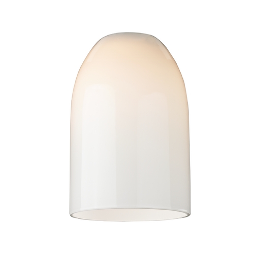 Opal White Glass Shade - Lipless with 1-5/8-Inch Fitter Opening