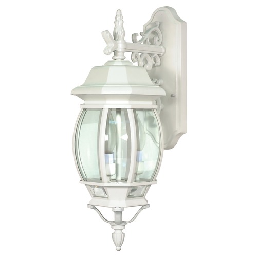 Nuvo Lighting Central Park White Outdoor Wall Light by Nuvo Lighting 60/891