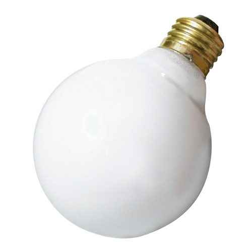 Satco Lighting Incandescent G25 Light Bulb Medium Base Dimmable S4041