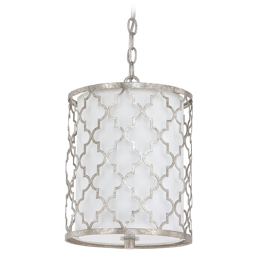 Capital Lighting Ellis 10-Inch Pendant in Antique Silver by Capital Lighting 4544AS-579