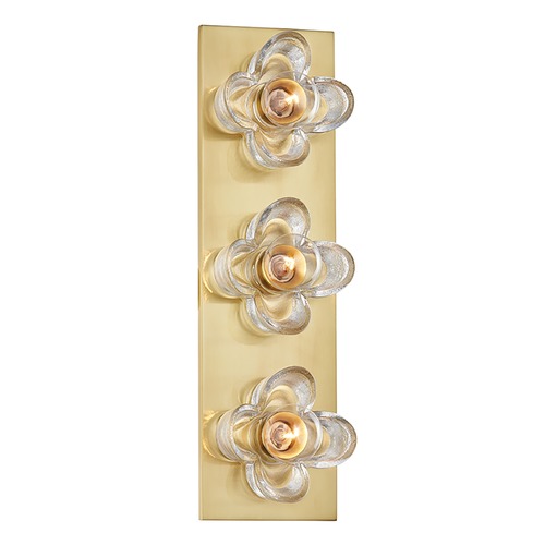 Mitzi by Hudson Valley Shea Aged Brass Bathroom Light by Mitzi by Hudson Valley H410303-AGB