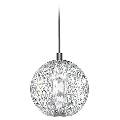Marni Polished Nickel LED Mini Pendant by Alora Lighting