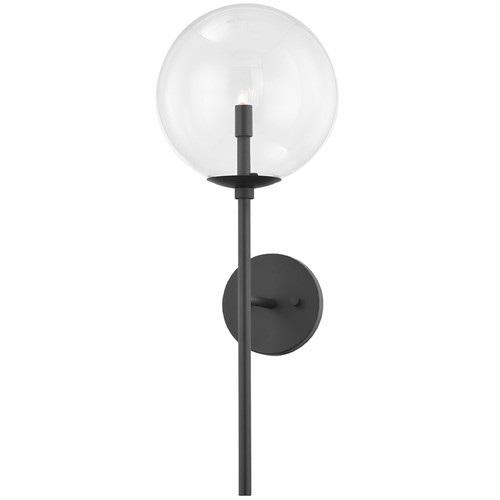 Troy Lighting Troy Lighting Madrid Soft Black Sconce B8201-SBK