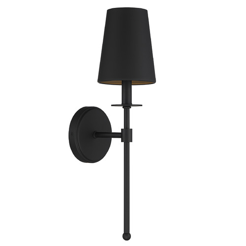 Meridian 20-Inch High Wall Sconce in Matte Black by Meridian M90084MBK