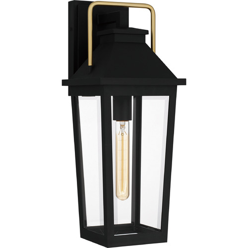 Buckley Matte Black Outdoor Wall Light by Quoizel Lighting