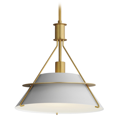Lucas Natural Aged Brass Pendant by Maxim Lighting