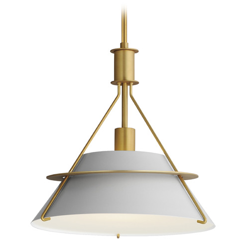 Maxim Lighting Lucas Natural Aged Brass Pendant by Maxim Lighting 25221LFGNAB