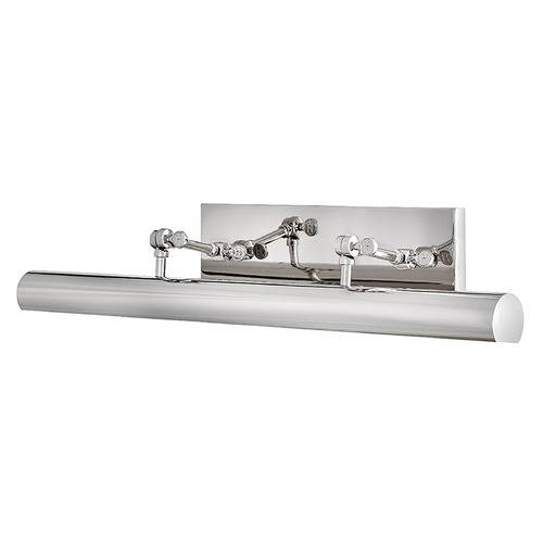 Hinkley Stokes Polished Nickel LED Plug and Cord Wall Lamp