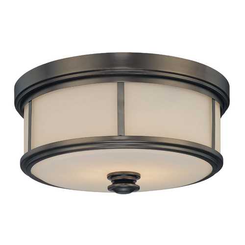 Harbour Point 13.5-Inch Flush Mount in Harbour Point Bronze by Minka Lavery
