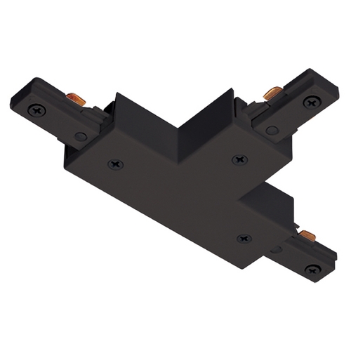 Trac-Lites T Connector in Black Finish by Juno Lighting Group