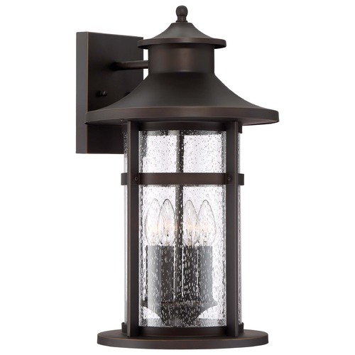 Minka Lavery Highland Ridge Oil Rubbed Bronze with Gold Highlights Outdoor Wall Light by Minka Lavery 72557-143C