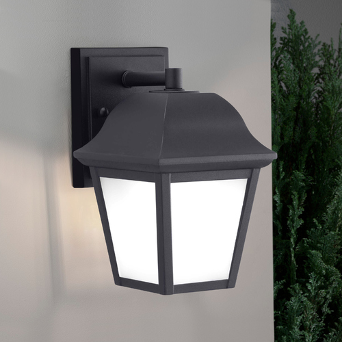 Progress Lighting Die-Cast LED Lantern Black LED Outdoor Wall Light by Progress Lighting P560136-031-30