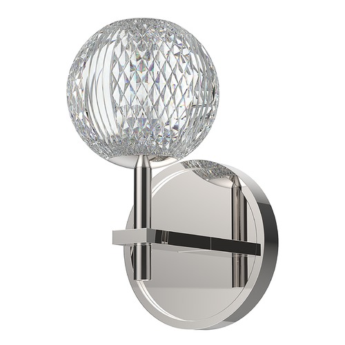 Marni Polished Nickel LED Bathroom Light by Alora Lighting