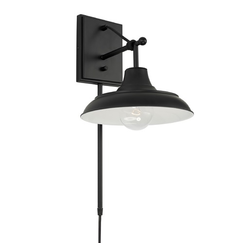 HomePlace by Capital Lighting Jones Indoor Wall Sconce in Matte Black by HomePlace 642111MB