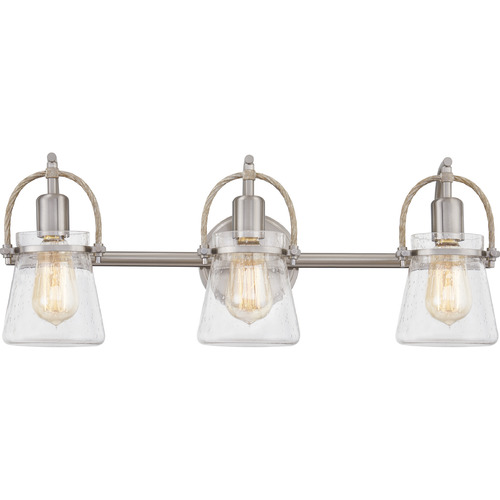 Quoizel Lighting Stafford Bathroom Light in Brushed Nickel by Quoizel Lighting STF8624BN