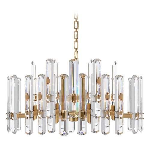 Aerin Bonnington Large Chandelier in Antique Brass by Visual Comfort Signature