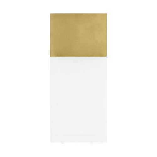 Kulma Small LED Wall Light in Brass by Visual Comfort Modern