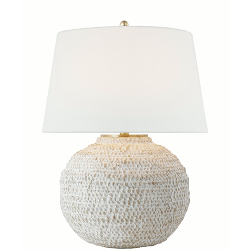 Visual Comfort Signature Collection Marie Flanigan Avedon Table Lamp in Plaster White by VC Signature MF3000PWRL