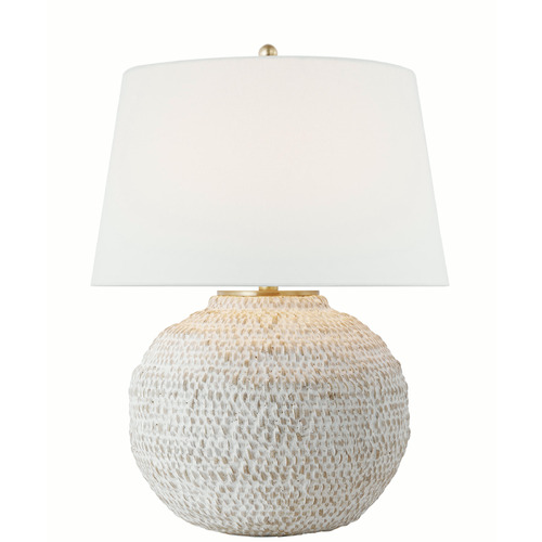 Marie Flanigan Avedon Table Lamp in Plaster White by VC Signature