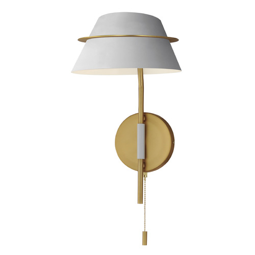 Maxim Lighting Lucas Natural Aged Brass Switched Sconce by Maxim Lighting 25220LFGNAB