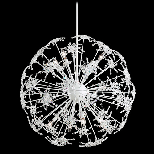 Schonbek Worldwide Lighting Esteracae White Luster Pendant Light