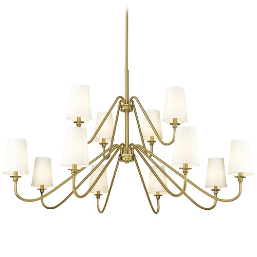 Z-Lite Z-Lite Gianna Modern Gold Chandelier 7509-12-60MGLD
