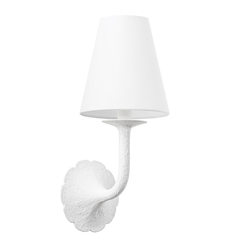 Hudson Valley Lighting Winnipeg White Plaster LED Sconce