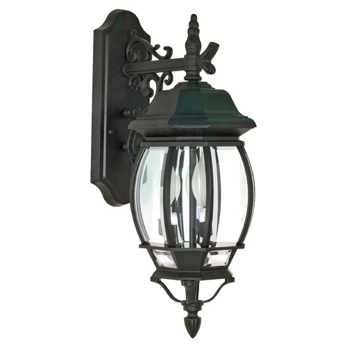 Nuvo Lighting Central Park Textured Black Outdoor Wall Light by Nuvo Lighting 60/893