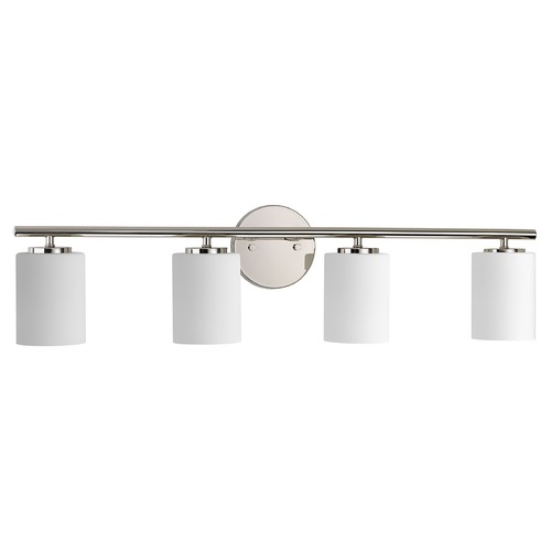 Progress Lighting Replay Bathroom Light in Polished Nickel by Progress Lighting P2160-104