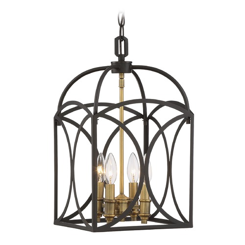 Savoy House Talbot English Bronze & Warm Brass Pendant by Savoy House 3-4080-4-79