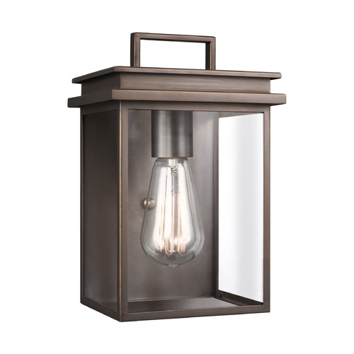 Visual Comfort Studio Collection Glenview Extra Small Outdoor Lantern in Bronze by Visual Comfort Studio OL13600ANBZ