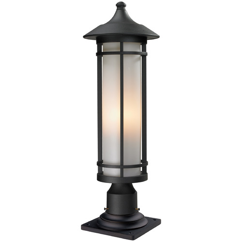 Z-Lite Z-Lite Woodland Black Post Light 529PHM-533PM-BK