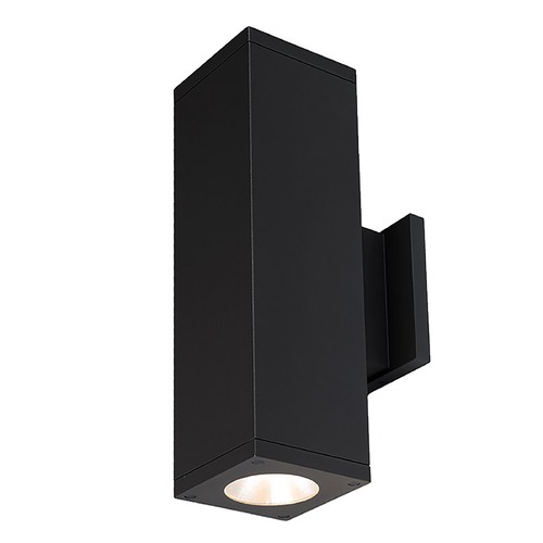 WAC Lighting Cube Arch Black LED Outdoor Wall Light by WAC Lighting DC-WD06-F827A-BK