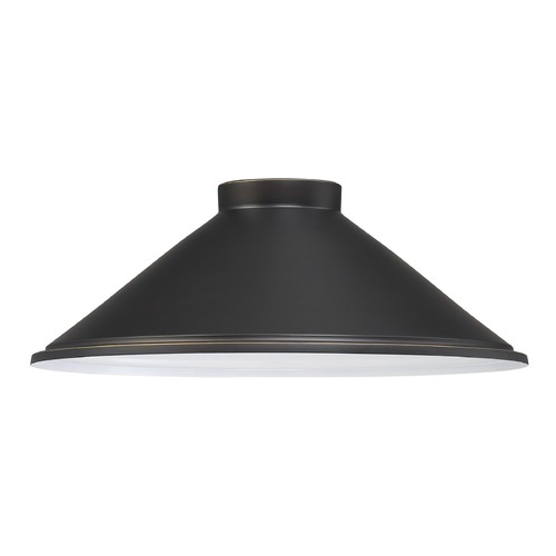 RLM Bronze and Matte Gold Barn Light Shade by Minka Lavery