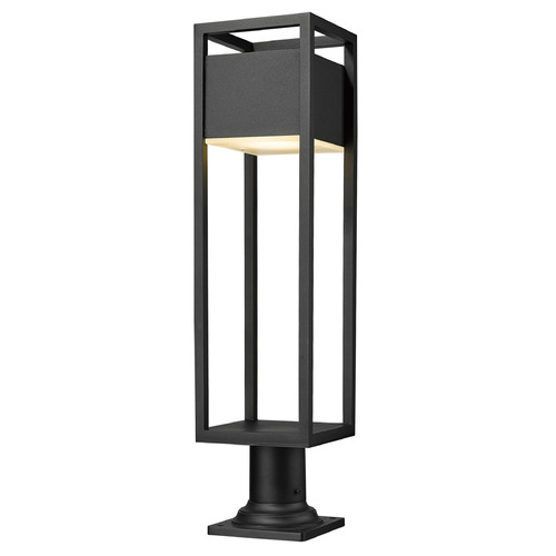 Z-Lite Barwick Black LED Post Light by Z-Lite 585PHBR-533PM-BK-LED