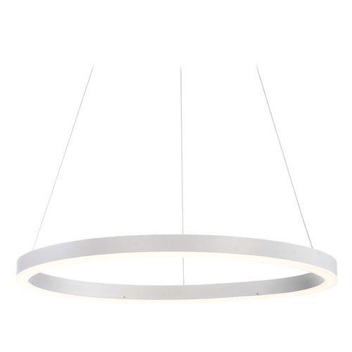 Spunto 28-Inch LED Chandelier in Aluminum by Eurofase Lighting