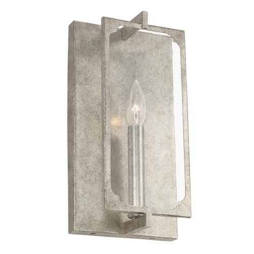 HomePlace by Capital Lighting Merrick Wall Sconce in Antique Silver by HomePlace 643411AS