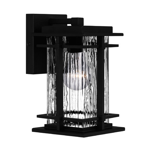 McAlister Outdoor Wall Light in Earth Black by Quoizel Lighting