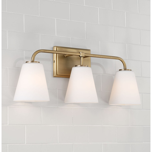 Brody 23.50-Inch Bath Light in Aged Brass by Capital Lighting