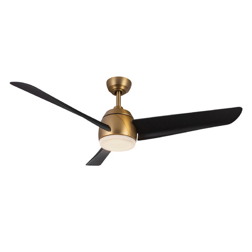 Kuzco Lighting Thalia Brushed Gold LED Ceiling Fan with Light