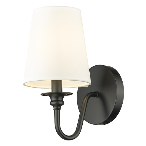 Z-Lite Z-Lite Gianna Matte Black Sconce 7509-1S-MB