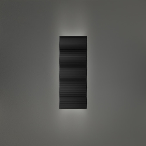 Modern Forms by WAC Lighting Modern Forms Pillar Black LED Outdoor Wall Light WS-W76516-40-BK