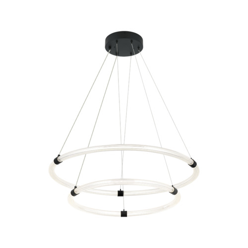 Matteo Lighting Inkara Matte Black LED Pendant Light