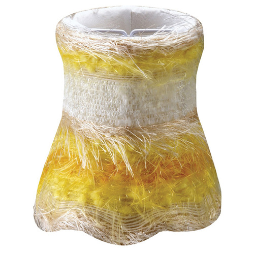 Crystorama Lighting Yellow Scalloped Lamp Shade 26SH-YELLOW