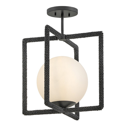 Hinkley Keona Painted Black Oxide LED Semi-Flushmount Light